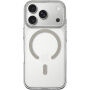 Prozirna maska od tvrde plastike s bež MagSafe za iPhone 17 Pro / 18 Pro - prozirna