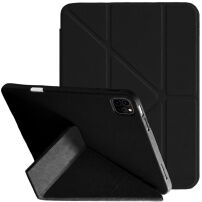 XDcase Y-fold Futrola s origami Stalak i prostorom za Apple Pencil za iPad Pro 12,9" (2018-2022) - crna