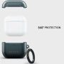Burga maskica s karabinerom za AirPods 4 / 5 - Black Hole