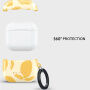 Burga maskica s uzorkom i karabinerom za AirPods 4 / 5 - Lemon Tart