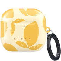 Burga maskica s uzorkom i karabinerom za AirPods 4 / 5 - Lemon Tart