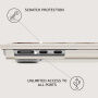 Burga matna maska s uzorkom za MacBook Air 13" (A2681 / A3113 / A3240 / A3449) - Barely Yours