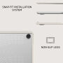 Burga matna maska s uzorkom za MacBook Air 13" (A2681 / A3113 / A3240 / A3449) - Barely Yours