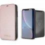 Guess Bundle futrola i kaljeno staklo za iPhone XR - ružičasto-zlatna