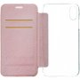 Guess Bundle futrola i kaljeno staklo za iPhone XR - ružičasto-zlatna