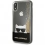 Karl Lagerfeld maskica Choupette sa šljokicama za iPhone XR - zlatna