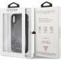 Guess originalna maskica crna mramor za iPhone XR - crna