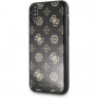 Guess Layer Glitter Peony maskica za iPhone X / XS - crna