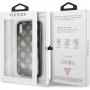 Guess Layer Glitter Peony maskica za iPhone X / XS - crna