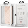 Guess Debossed Peony flip futrola za iPhone XR - bež