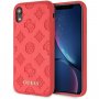 Guess Debossed Peony maskica za iPhone XR - crvena