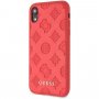 Guess Debossed Peony maskica za iPhone XR - crvena
