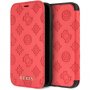 Guess Debossed Peony flip futrola za iPhone XR - crvena