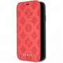 Guess Debossed Peony flip futrola za iPhone XR - crvena