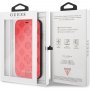 Guess Debossed Peony flip futrola za iPhone XR - crvena
