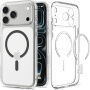 Spigen Ultra Hybrid prozirna maska sa sivim MagSafe za iPhone 17 Pro / 18 Pro - prozirna