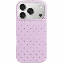 Zaštitna maska s točkicama za iPhone 17 Pro / 18 Pro - ljubičasta