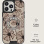 Burga Barely Yours magnetski MagSafe rotirajući 360° Stalak za iPhone - srebrni