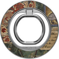 Burga Oath magnetski MagSafe okretni 360° stalak za iPhone - srebrni