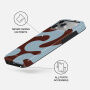 Burga Tough maska s uzorkom i MagSafe za iPhone 17 Pro / 18 Pro - Core