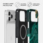 Burga Tough maska s uzorkom i MagSafe za iPhone 17 Pro / 18 Pro - Emerald Pool
