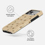 Burga Tough maska s uzorkom i MagSafe za iPhone 17 Pro / 18 Pro - Honeycomb