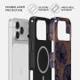 Burga Tough maska s uzorkom i MagSafe za iPhone 17 Pro / 18 Pro - Velvet Night
