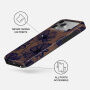 Burga Tough maska s uzorkom i MagSafe za iPhone 17 Pro / 18 Pro - Velvet Night