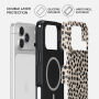 Burga Tough maska s uzorkom i MagSafe za iPhone 17 Pro Max / 18 Pro Max - Almond Latte