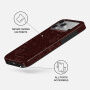 Burga Tough maska s uzorkom i MagSafe za iPhone 17 Pro Max / 18 Pro Max - Capulet