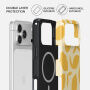 Burga Tough maska s uzorkom i MagSafe za iPhone 17 Pro Max / 18 Pro Max - Lemon Tart