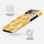 Burga Tough maska s uzorkom i MagSafe za iPhone 17 Pro Max / 18 Pro Max - Lemon Tart