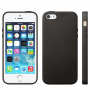 maskica s originalnim Apple dizajnom za iPhone 5 / 5S / SE (2016) - crna