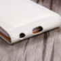 Elegantna flip futrola za Apple iPhone 6S / 6 - Bijelo-smeđe