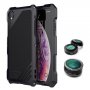 Viking ekstra izdržljiva futrola s 3 izmjenjive leće za iPhone X / XS - crna