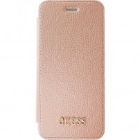 Guess IriDescent Book flip futrola za iPhone 7 / 8 - ružičasto-zlatna
